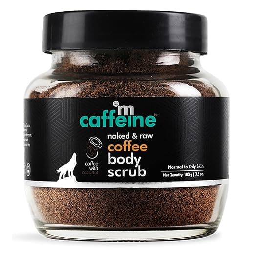 mCaffeine Exfoliating Coffee Body Scrub Powder Jar 100gm
