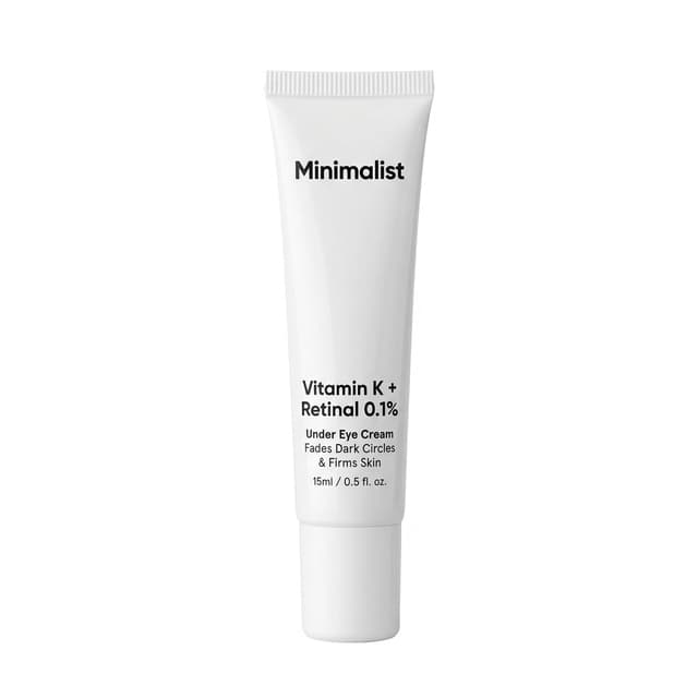Minimalist Vitamin K + Retinal 01% Under Eye Cream 14 gm