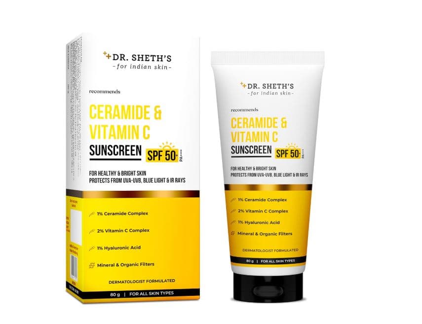 Dr. Sheth's Ceramide & Vitamin C Sunscreen SPF 50+ PA++++