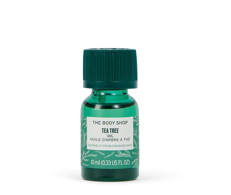 The Body Shop Vegan Tea Tree Oil, 10 ML - For Oily, Blemished Skin| Purifying| Vegan