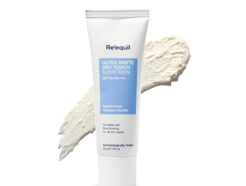 RE' EQUIL Ultra Matte Dry Touch Sunscreen SPF 50 (50g)