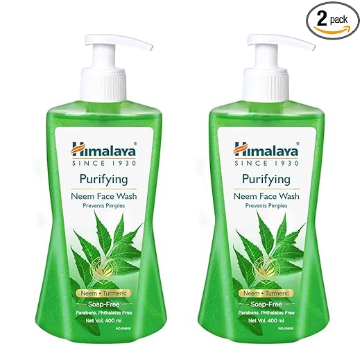 Himalaya Neem Face Wash 400ml Pack of 2