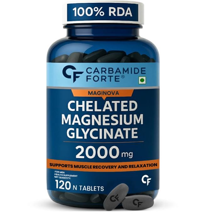 Carbamide Forte Chelated Magnesium Glycinate — 120 Veg Tablets