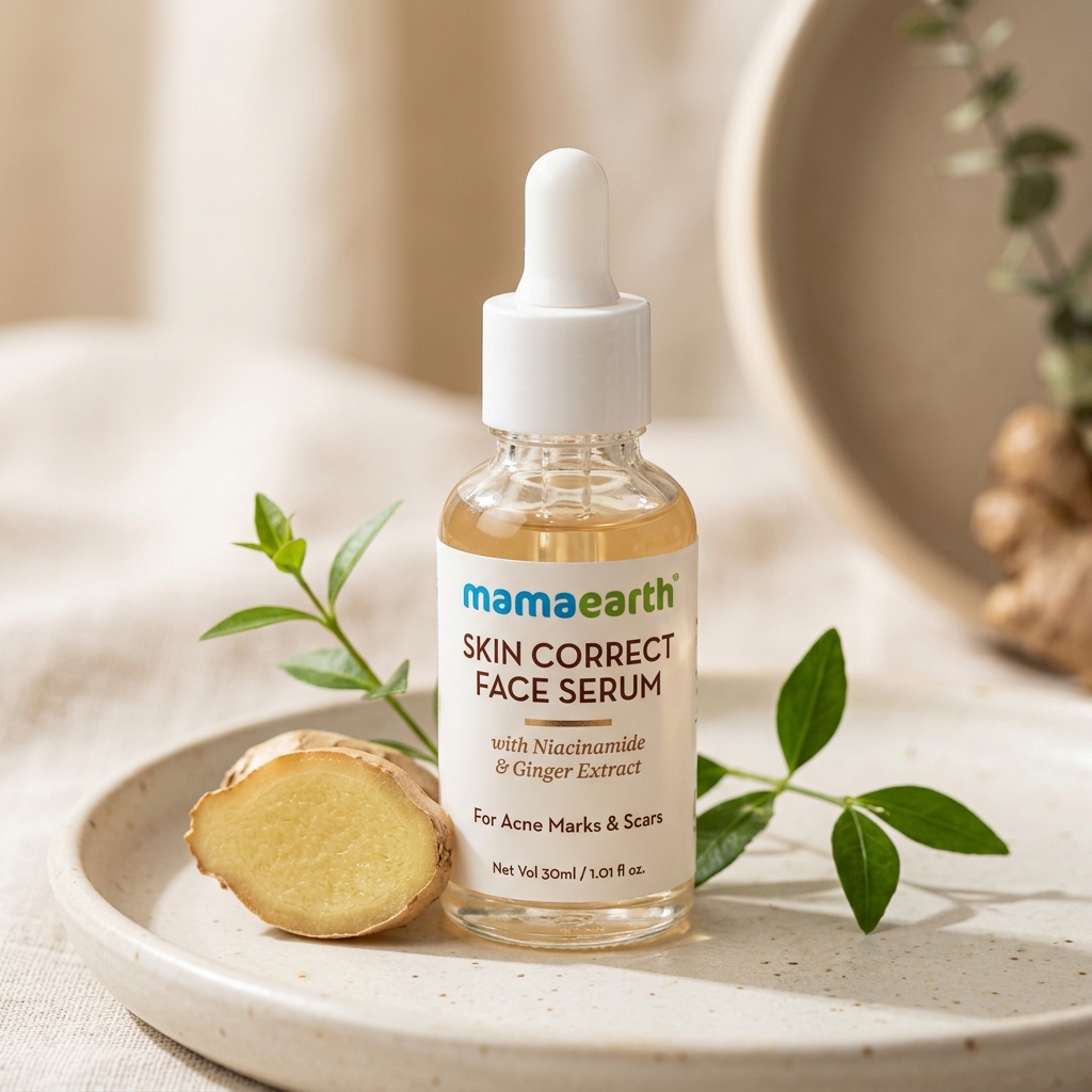 Mamaearth Skin Correct Face Serum with Niacinamide & Ginger — 30ml